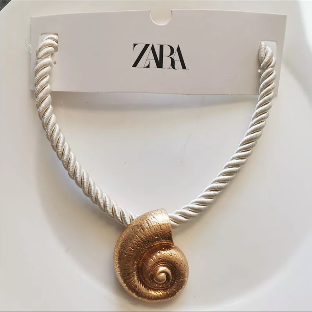 Nautical Shell Cord Necklace